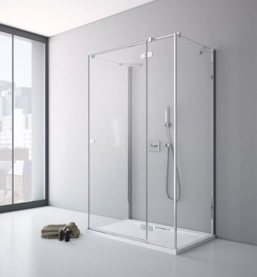 Душевая дверь Radaway Fuenta New KDJ+S 120 левая хром/прозрачное стекло 384024-01-01L