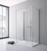 Душові двері Radaway Fuenta New KDJ + S 120 ліва хром / прозоре скло 384024-01-01L
