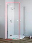 Душевая дверь Radaway Fuenta New PDD 80 левая хром/прозрачное стекло 384002-01-01L