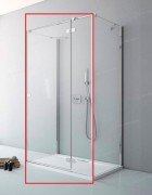 Душові двері Radaway Fuenta New KDJ + S 120 права хром / прозоре скло 384024-01-01R