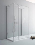 Душові двері Radaway Fuenta New KDJ + S 80 ліва хром / прозоре скло 384021-01-01L
