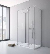 Душові двері Radaway Fuenta New KDJ + S 120 ліва хром / прозоре скло 384024-01-01L