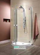 Душевая кабина Radaway Fuenta P 100х90 профиль хром/прозрачное стекло 381011-01N