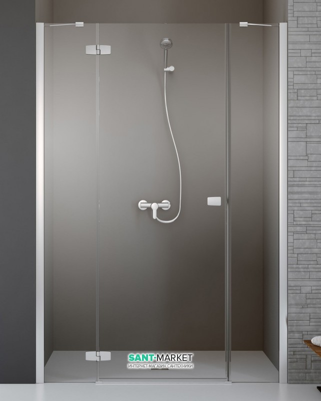 Душові двері Radaway Fuenta New DWJS 140 ліва хром / прозоре скло 384033-01-01L