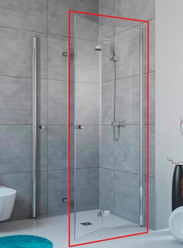 Душевая дверь Radaway Fuenta New KDD-B 90 правая хром/прозрачное стекло 384071-01-01R