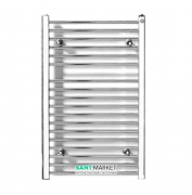 Электрический полотенцесушитель скрытого подключения белый глянец Scirocco Laguna LAG 08x50E+KTE BI 50x700