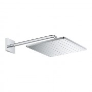 Верхний душ со стены Grohe RainShower 310х310 мм с кронштейном хром 26564000