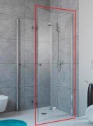 Душові двері Radaway Fuenta New KDD-B 90 права хром / прозоре скло 384071-01-01R