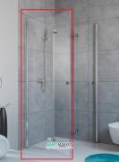 Душевая дверь Radaway Fuenta New KDD-B 80 левая без порога хром/прозрачное стекло 384070-01-01LB