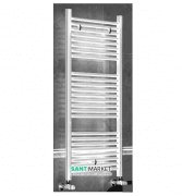 Електричний полотенцесушитель прихованого підключення білий глянець Scirocco Laguna LAG 12x50E + KTE BI 50x1200