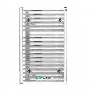 Електричний полотенцесушитель прихованого підключення білий глянець Scirocco Laguna LAG 08x50E + KTE BI 50x700