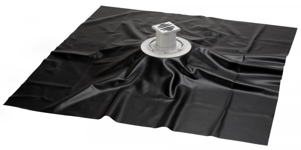 Сливной трап для душа Radaway Turbosol с решеткой и гидроизоляцией 023-TBS18