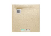 Душевой поддон Roca Terran 80х80 см искусственный камень кремовый AP0332032001500