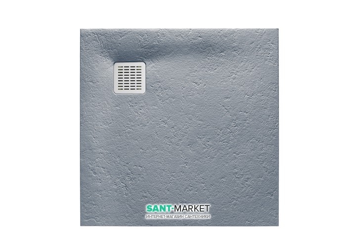 Душевой поддон Roca Terran 90х90 см искусственный камень цемент AP0338438401300