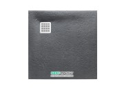 Душевой поддон Roca Terran 90х90 см искусственный камень графит AP0338438401200