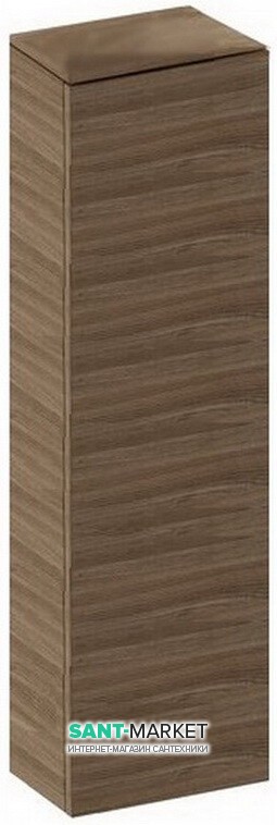 Пенал в ванную комнату подвесной Ravak SB-460 Formy из МДФ орех X000001262