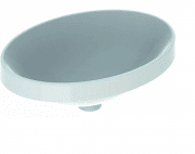 Раковина для ванної кімнати Geberit VariForm без переливу овальна білий 500.711.01.2