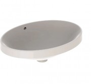 Раковина для ванной комнаты Geberit VariForm с отверстием перелива овальная белый 500.717.01.2