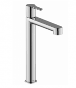 Смеситель для умывальника Ravak PURI высокий однорычажный PU 015.00 без донного клапана латунь хром X070114