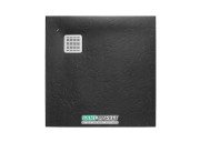 Душевой поддон Roca Terran 90х90 см искусственный камень черный AP0338438401400