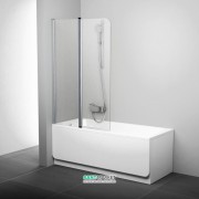 Шторка для ванны Ravak 10 CVS2-100 L прозрачное стекло/полированный алюминий 7QLA0U03Z1
