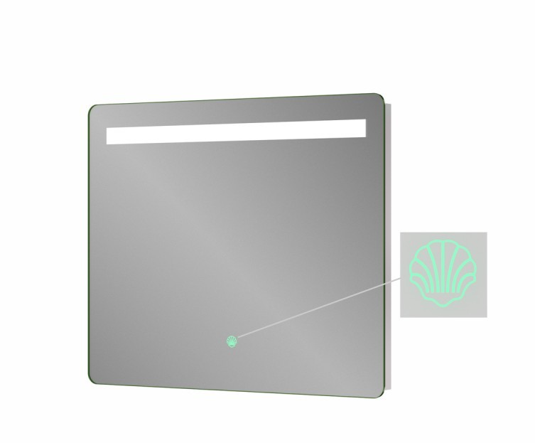 Зеркало для ванной Sanwerk Lava Рада 80х65 см с LED-подсветкой ZL0000171