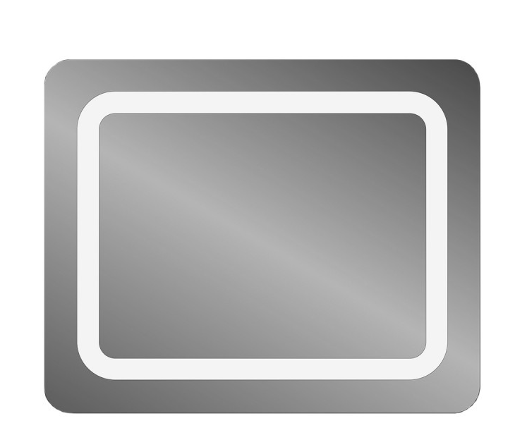 Дзеркало для ванної Sanwerk Lava Вега 70х65 см з LED-підсвіткою ZL0000183