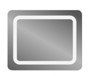 Зеркало для ванной Sanwerk Lava Вега 70х65 см с LED-подсветкой ZL0000183