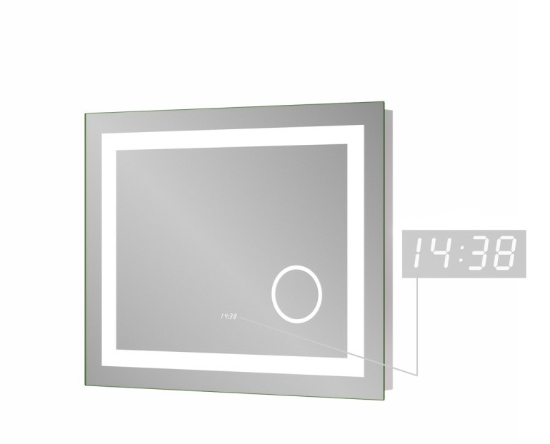 Зеркало для ванной Sanwerk Ultra Мега 100х65 см с LED-подсветкой ZU0000139