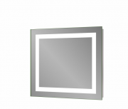 Зеркало для ванной Sanwerk Lava Квадра 90х65 см с LED-подсветкой ZL0000162