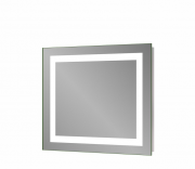 Зеркало для ванной Sanwerk Lava Квадра 100х65 см с LED-подсветкой ZL0000163