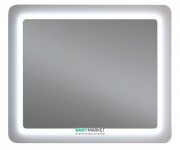 Зеркало для ванной Sanwerk Ultra Космо 98х83 см с LED-подсветкой белый ZU0000141