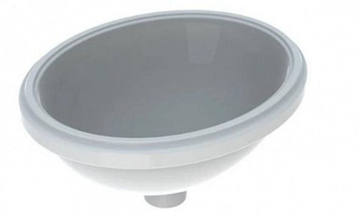Раковина для ванной комнаты Geberit VariForm без отверстия перелива овальная белый 500.751.01.2