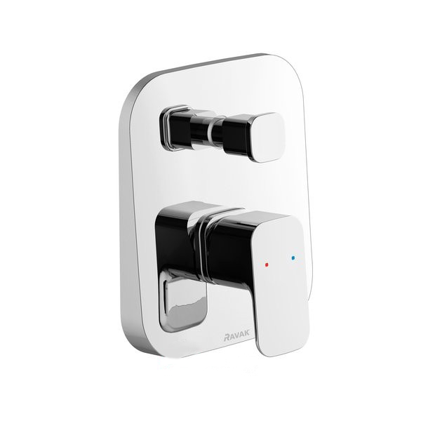 Смеситель для душа  Ravak 10° Free TD F 061.00 встраиваемый однорычажный с переключателем латунь хром X070134