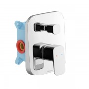 Смеситель для душа  Ravak 10° Free TD F 065.00 встраиваемый однорычажный с переключателем для R-box латунь хром X070136