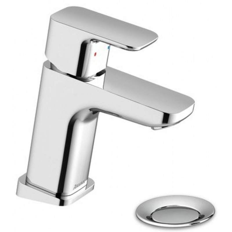 Смеситель для раковины Ravak 10° Free TD F 011.00 140 мм однорычажный с донным клапаном латунь хром X070126