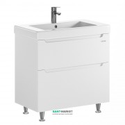 Тумба напольная Sanwerk Era 100х45 см с раковиной Принц белый MV0000408