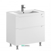Тумба для підлоги Sanwerk Era 80х45 см з раковиною Канті білий MV0000649