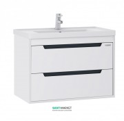 Тумба підвісна Sanwerk Greta Air 70х44 см з раковиною Канті білий MV0000625