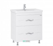 Тумба напольная Sanwerk Mindal 80х44 см с раковиной Канте белый MV0000655