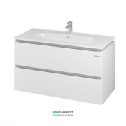 Тумба підвісна Sanwerk Amata Air 101х46 см з раковиною Клеа білий MV0000798