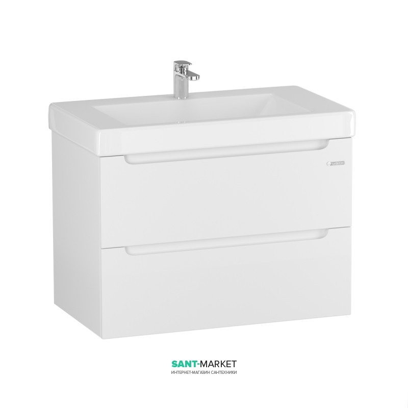 Тумба подвесная Sanwerk Era Air 90х45 см с раковиной Принц белый MV0000416
