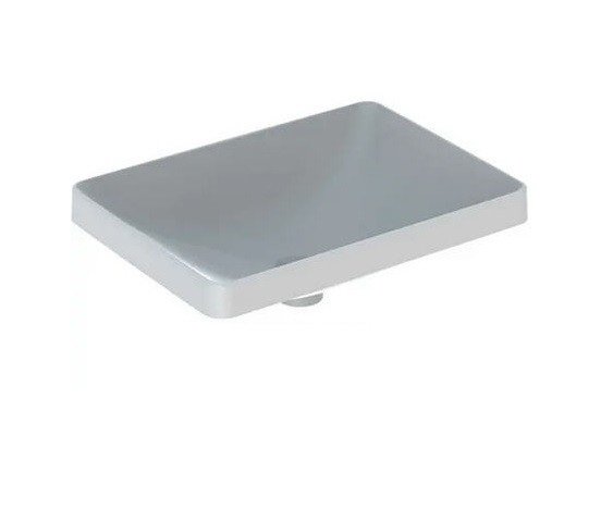 Раковина для ванной комнаты Geberit VariForm без отверстия перелива прямоугольная белый 500.739.01.2