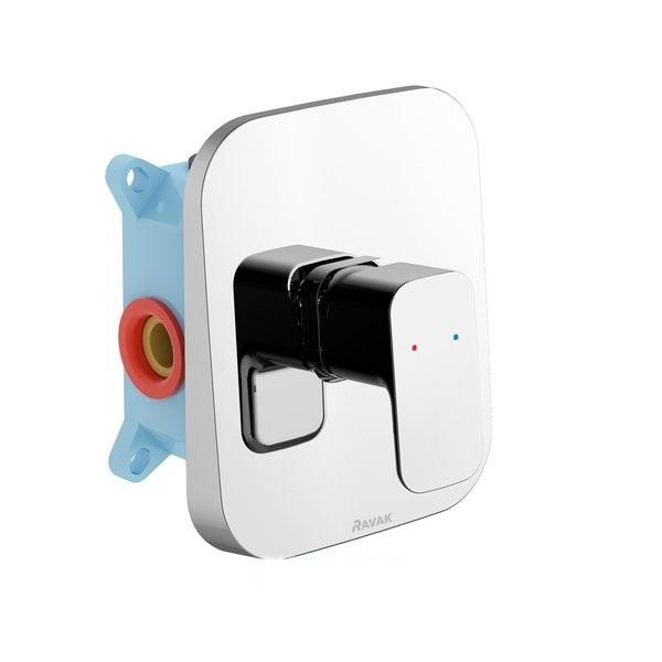 Смеситель для душа Ravak 10° Free TD F 066.00 встраиваемый однорычажный без переключателя для R-box латунь хром X070137