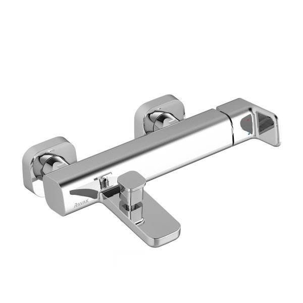 Смеситель для ванной настенный Ravak 10° Free TD F 022.00/150 150 мм однорычажный латунь хром X070131