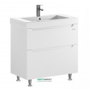 Тумба напольная Sanwerk Era 100х45 см с раковиной Принц белый MV0000408