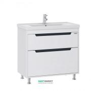 Тумба напольная Sanwerk Greta 80х44 см с раковиной Канте белый MV0000621