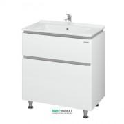 Тумба напольная Sanwerk Амата 80х46 см с раковиной Меркур белый MV0000790