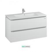 Тумба подвесная Sanwerk Amata Air 101х46 см с раковиной Падова белый MV0000810
