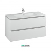 Тумба подвесная Sanwerk Amata Air 101х46 см с раковиной Падова белый MV0000810